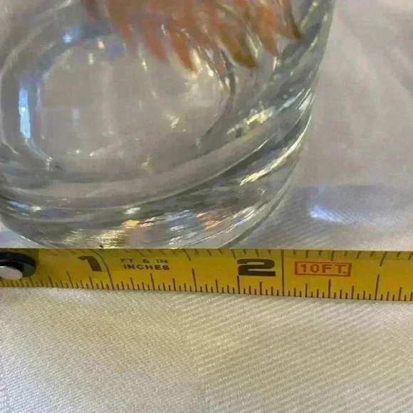 Set of 8 Vintage Ducks  in Flight High Ball Glasses, Gold Mallards - Picture 14 of 15